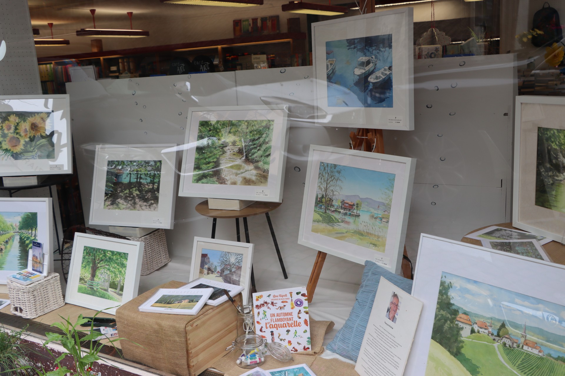 Aquarelles d'artistes de la région